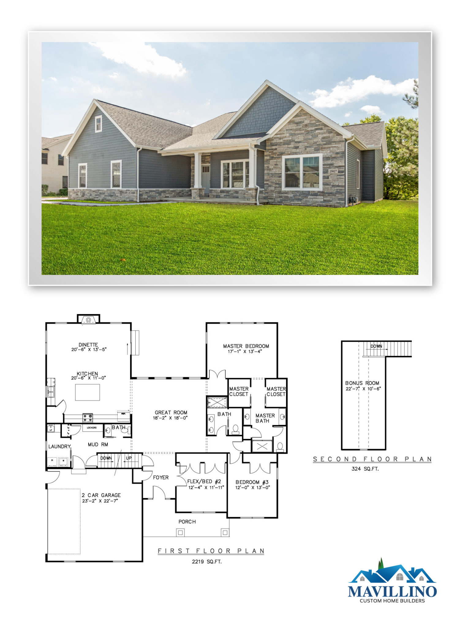 Select Custom Plans - Mavillino Custom Homes